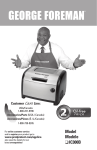 George Foreman IC300B Use & Care Manual