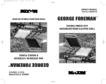 George Foreman GGR88DKCAN Use & Care Manual