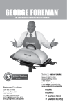 George Foreman GGR201RCDS Use & Care Manual