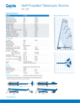 Genie SX_180 Product Specifications