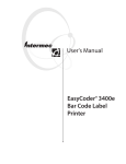 Genicom EasyCoder 3400e User's Manual