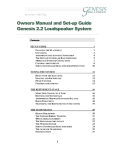 Genesis Advanced Technologies G2.2 User's Manual