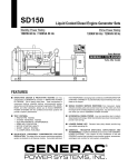 Generac Power Systems SD150 User's Manual
