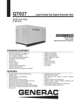 Generac Power Systems QT027 User's Manual