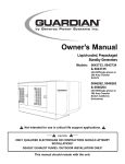 Generac Power Systems 43734 User's Manual