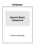Gemini Industries Gemini Basic User's Manual