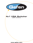 Gefen  User's Manual