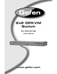 Gefen EXT-DPKVM-422 User's Manual