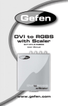 Gefen EXT-DVI-2-RGBSS User's Manual