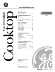 GEA Nu-Con Cooktop JGP656 User's Manual