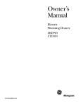 GE ZTD910 User's Manual