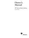 GE ZGU36K User's Manual