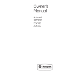 GE ZDIC150 User's Manual