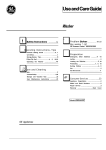 GE WWA5600R User's Manual