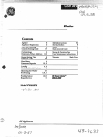 GE WWA5407M User's Manual