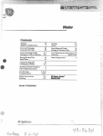 GE WWA3650M User's Manual