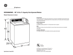 GE WCRD2050DWC User's Manual