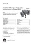 GE Valve Regulators Mooney_Flowgrid_iom Technical Specifications