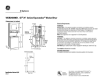 GE WSM2480DWW User's Manual