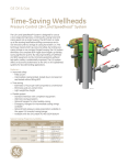 GE Surface Time-Saving Wellheads Brochure