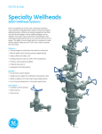 GE Surface Specialty Wellheads Brochure