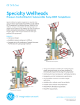 GE Surface Specialty Wellheads Brochure