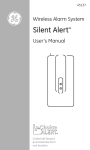 GE Silent Alert 45137 User's Manual