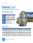 GE Pump Motors Fact Sheet