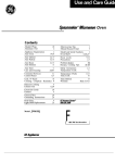 GE JVM152J User's Manual