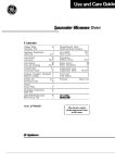 GE JVM152H User's Manual