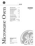 GE JES1344 User's Manual