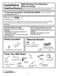 GE JBP79 User's Manual