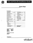 GE JBC26P User's Manual