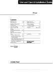 GE JAS03M User's Manual