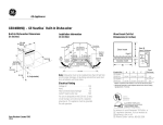 GE GSD4000J User's Manual