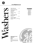 GE WCSR4170 User's Manual