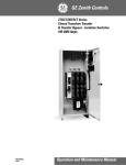 GE General Electric Switch ZTSCT User's Manual