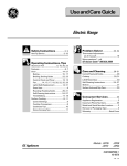 GE JSP34 User's Manual