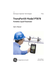 GE PT878 User's Manual