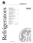 GE General Electric Freezer 3 User's Manual