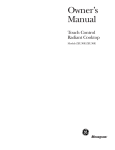 GE ZEU36R User's Manual