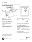 GE Monogram ZHU30RSMSS User's Manual