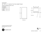 GE FUF21SVR User's Manual