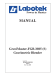 GE FGB-M05 User's Manual