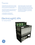 GE ElectroLogIXS XP4 User's Manual