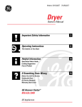 GE DVLR223ET User's Manual