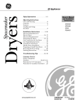 GE DSXH43 User's Manual