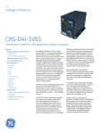 GE CRS-D4I-3VB1 Data Sheet