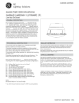 GE Compact Fluorescent Specification Sheet