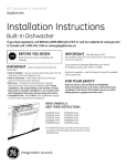 GE CDW9000 User's Manual